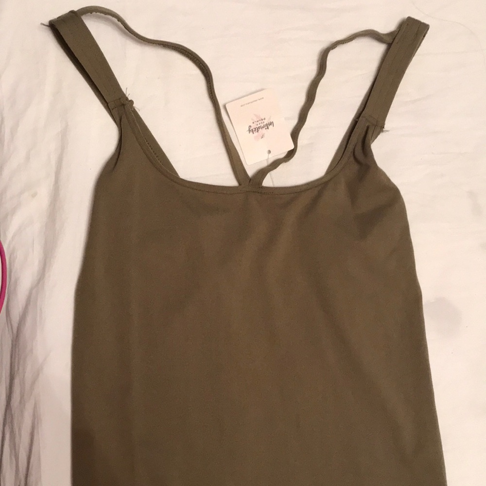 Free People Olive green Bodycon dress